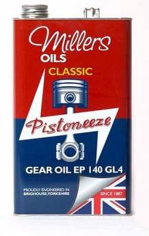 Millers Oils Classic Gear Oil EP 140 GL4 5L 