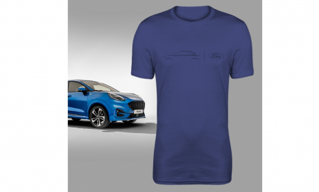Ford PUMA T-Shirt modrá - XL 