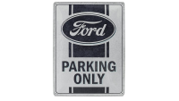 Ford plech Parking Only white